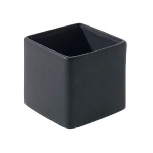 Urban Square Planter - Matte Black - 4.75"