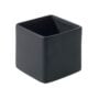 Urban Square Planter - Matte Black - 4.75"