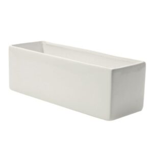 Urban Rectangle Planter - White - 12"