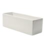Urban Rectangle Planter - White - 12"