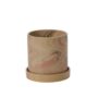 Melage Pot with Saucer - Multicolor - 5.5"