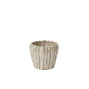 Cedric Pot - Off White - 4.75"