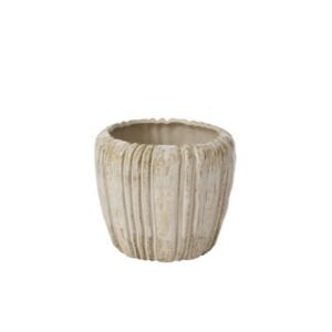 Cedric Pot - Off White - 6.25"