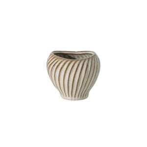 Tomar Lined Pot - Off White - 5.5"