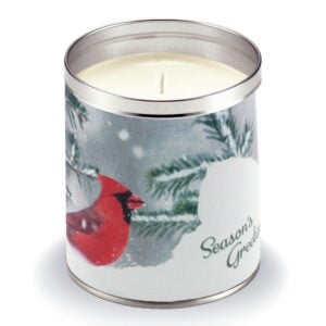Red Cardinal In Snow Candle – Aunt Sadie’s – 12oz