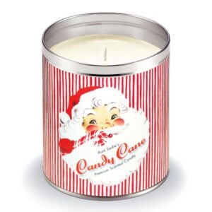 Candy Cane Santa Candle – Aunt Sadie’s – 14oz