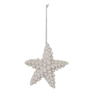 Sandy Sea Star Ornament - Natural