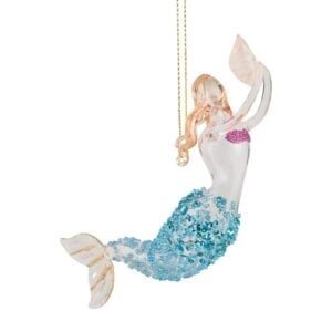 Mermaid Swimming Ornament - 8"