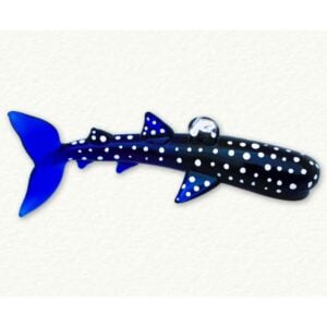 Whale Shark Glass Ornament - Egyptian Museum - Blue
