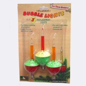 Replacement Bulbs - Multicolored Bubble Light Set - Kurt Adler - 3 Piece