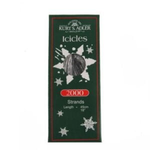 Tinsel Icicle Strands - Kurt Adler - 2000 Pack