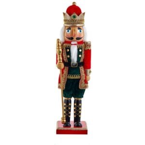 Nutcracker King - Kurt Adler - Red/Green - 15"