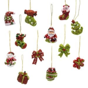 Mini Ornaments - Kurt Adler - 1.25" - 12 Piece