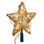 Rattan Gold Star Treetopper - Kurt Adler - 10L
