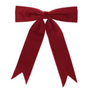 Bow Ornament - Red - 13"