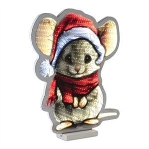 Xmas Mouse With Santa Hat Infinity Lite - 16"