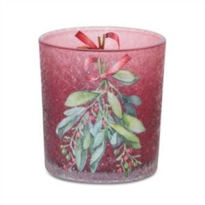 Mistletoe Votive Candle Holder - 3"