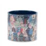 Berry and Leaves Planter - Blue - 4.5"
