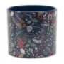 Berry and Leaves Planter - Blue - 6.25"