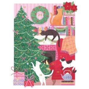 Christmas Cats Advent Calendar - 12 3/4 x 16