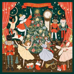 Nutcracker Advent Calendar Card - 6 x 6