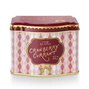Cranberry Currant Printed Tin Candle - Illume - 13 oz
