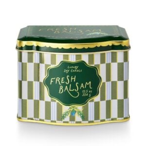 Fresh Balsam Printed Tin Candle - Illume - 13 oz