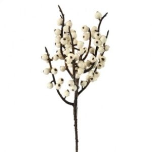 Ilex Winterberry Pick - White - 12"