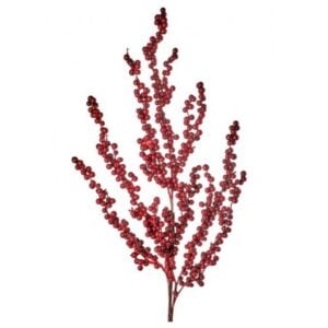 Berry Cluster Spray - Burgundy - 28"