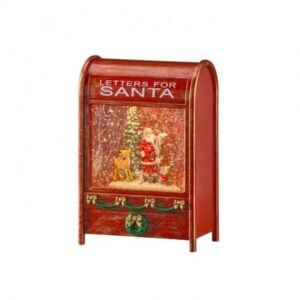 LED Santa Mailbox - Battery Operated - 7.5"