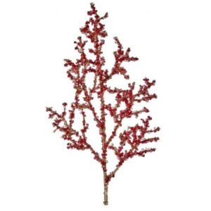 Metallic Crushed Ice Spray - Burgundy Pink - 33"
