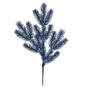 Sequin Glitter Spruce Spray - Midnight Blue - 21"