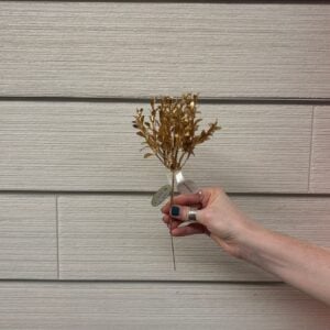Boxwood Pick - Gold - 10"