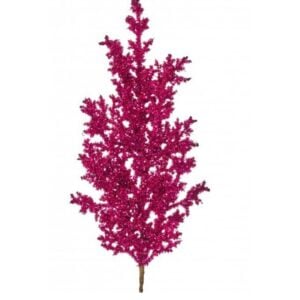 Glitter Tinsel Spray - Hot Pink - 29"