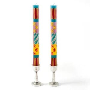 Carousel Taper Candle - 9" - 2 Pack