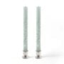 Henna Duck Egg Taper Candle - 9" - 2 Pack