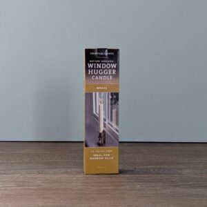 LED Window Hugger Candle - Battery Operated - Brass