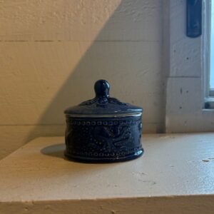 Small Octopus Canister - Blue - 4"