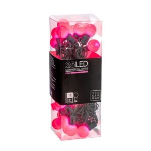 25 LED G30 Lights - Pink/Green