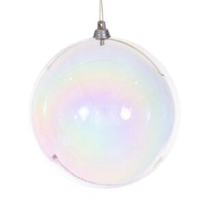 Iridescent Ball Ornament - Champagne - 4.75"