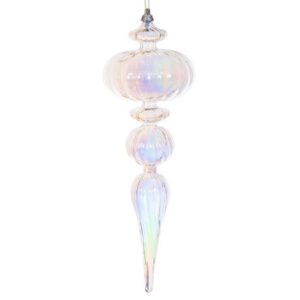 Iridescent Finial Ornament - Champagne - 12"