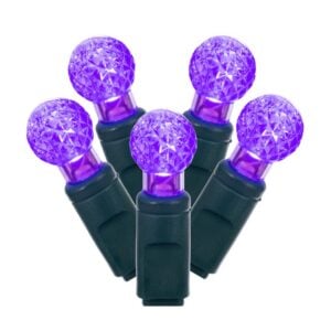 100 LED G12 Lights - Purple/Green