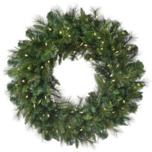 Belgium Wreath Deluxe - Clear LED - 36"