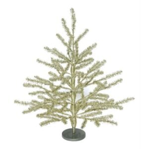 Vintage Tinsel Tree - Silver - 2'