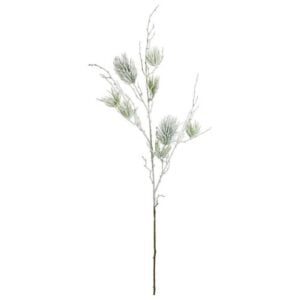 Pine Branch with Dust - White - 17"