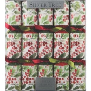 Berried and Watercolor Christmas Cracker - 11" - 10 Count