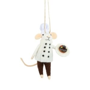 Chef Mouse Ornament - 5"
