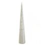 Glitter Tree Cone - Champagne Gold - 9"