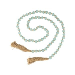 Glass Beaded Garland - Blue - 72"