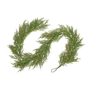 Pine Garland with Berry Tip - Green - 9'
